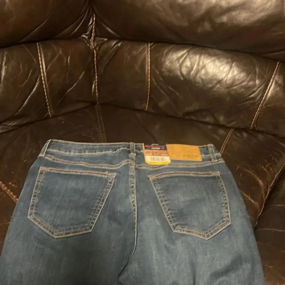 Weatherproof Vintage Men's Stretch Relaxed Fit Regular Jeans  Size 32x34